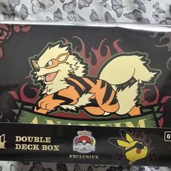 2025 Pokemon Worlds Arcanine Double Deck Box