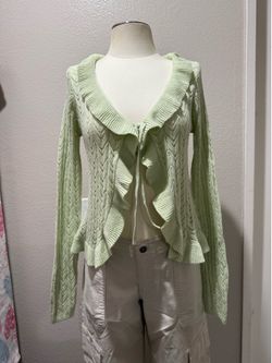 Light Green Knitted Top