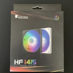 Jonsbo HF1415 140mm ARGB White Slim / Low-profile PC Case Fan