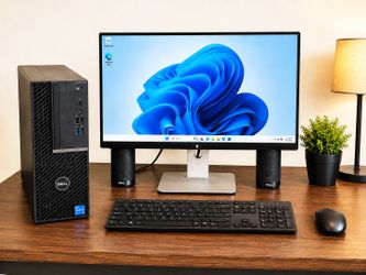 Dell i7-11700• 16GB RAM • 512GB SSD • Radeon 4GB Windows 11 desktop computer