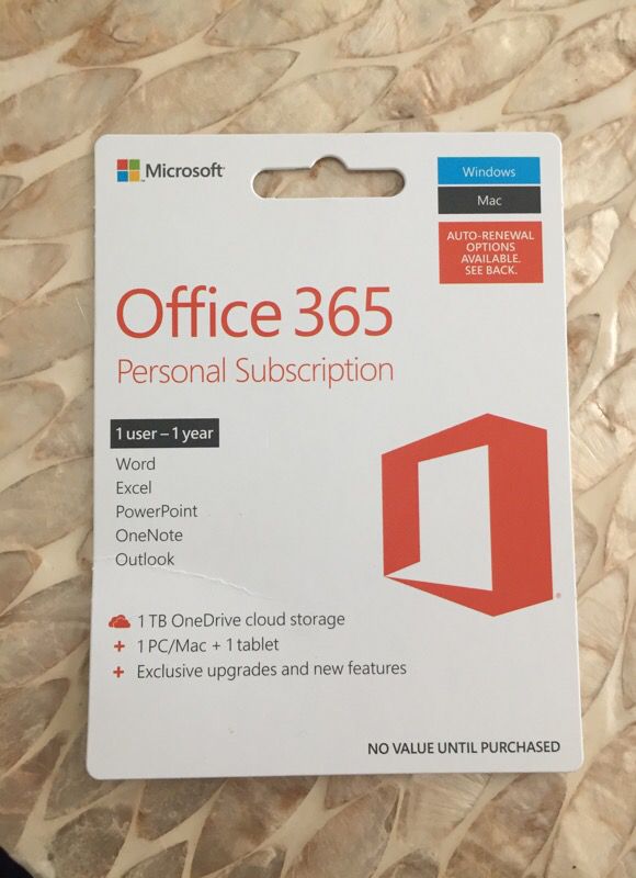 Office 65 Personal Subscription