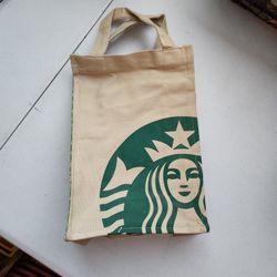 Starbucks Mini Canvas Tote Bag
