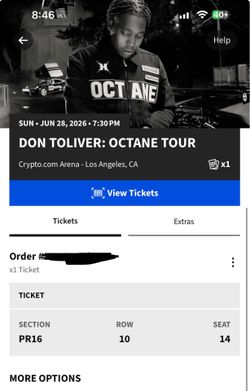 DON TOLIVER: OCTANE TOUR