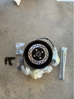 Hydraulic disc brake kit for mini bike