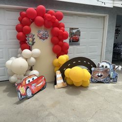 Cars props for Party Used Only Once 