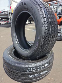 215/60R16 ARIZONIAN $120 CASH PRICE