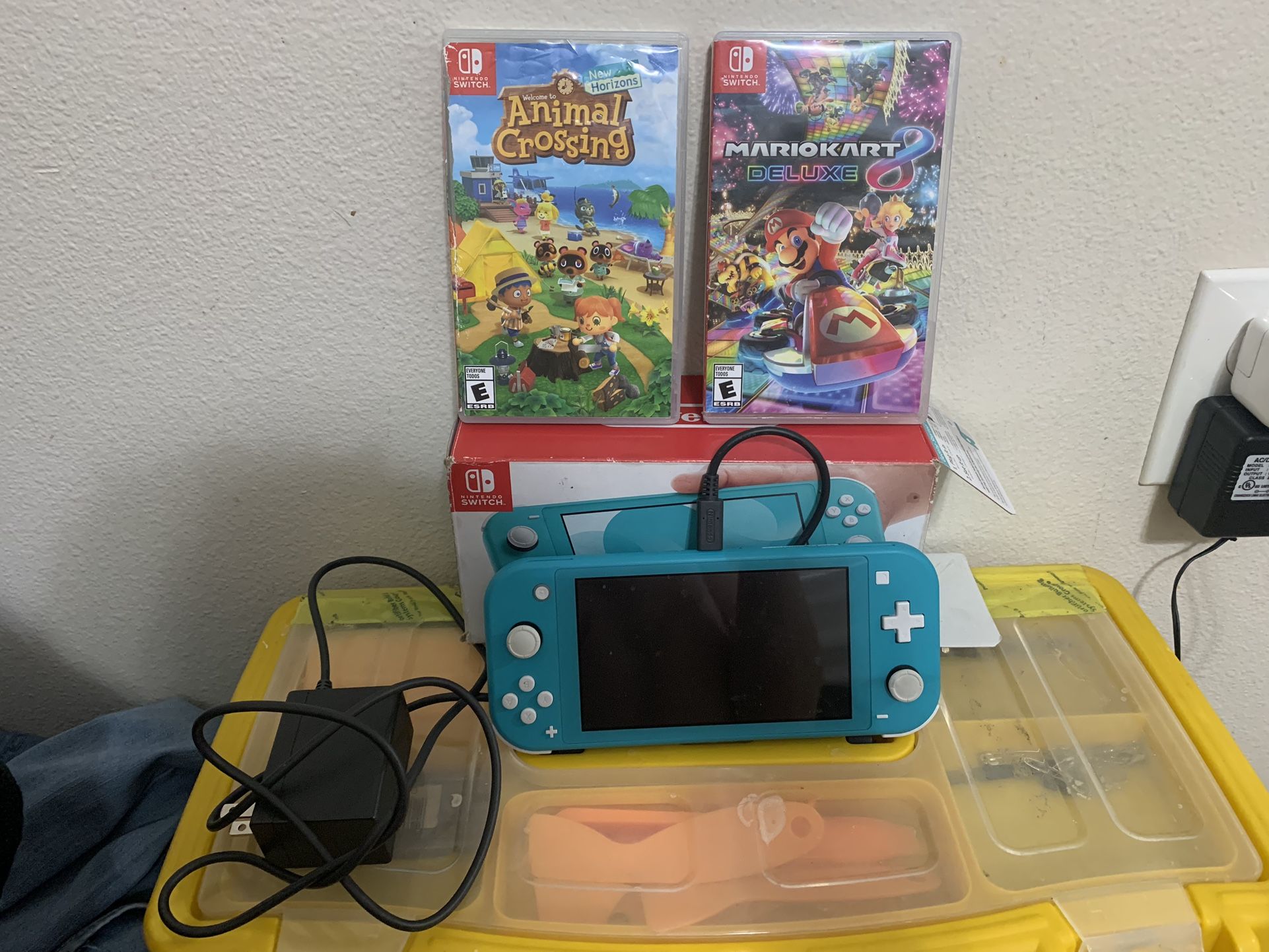 Nintendo Switch ( Mint Condition) 2 Games