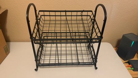2-Tier Display Rack / Vendor Booth Organizer / Pantry Storage Stand - like NEW