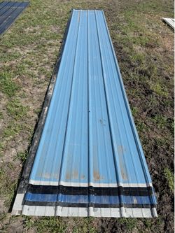 18ft metal sheets / Lamina de 18 pies
