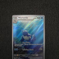 Wartortle 171/165 Illustration Rare 151 Holo