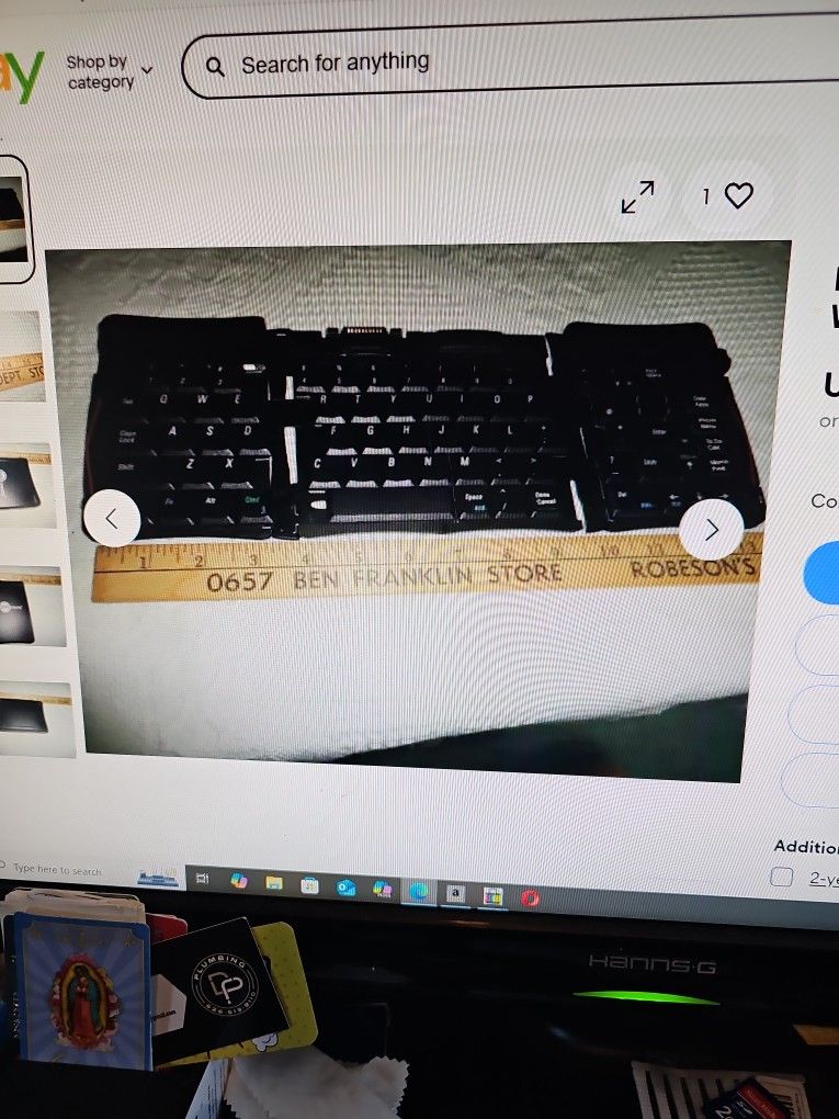 PALM KEYBOARD TRI-FOLD PORTABLE