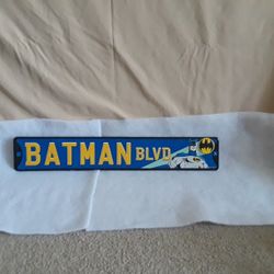 Batman Blvd  Sign 