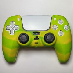Lemon Lime Playstation 5 Skin Ps5 Grip