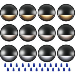 [12 Pack]  Voltage LED Deck Lights Outdoor