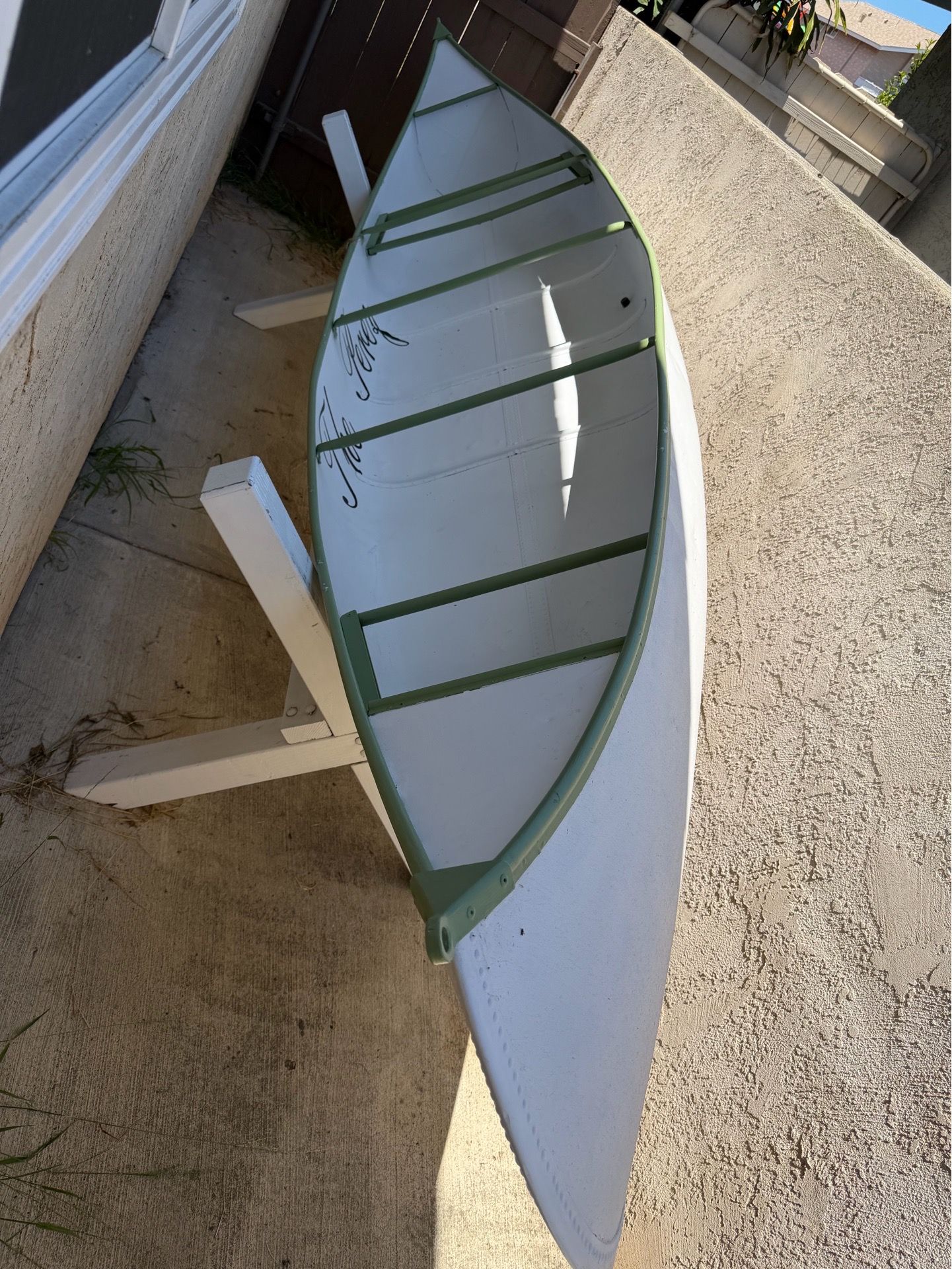 16 foot aluminum boat.