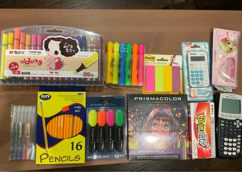 Moving sale - school supplies