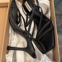 Steve Madden Black Heel Shoes Lightly Used In 9.5 Women
