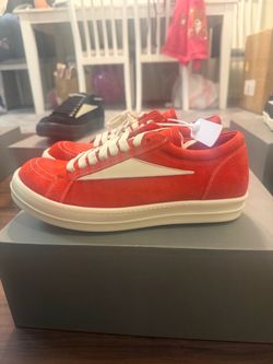 Red Suede rick owen all sizes available