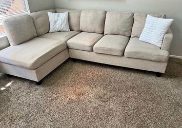 Beige couch