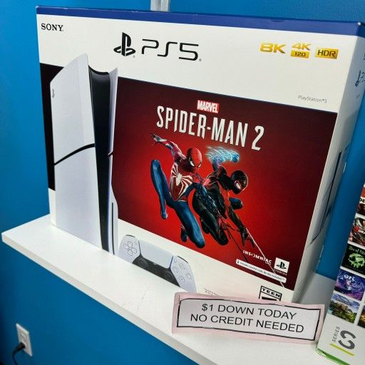 Sony Playstation 5 Spiderman Edition Console New PAYMENTS AVAILABLE $1 Down Today