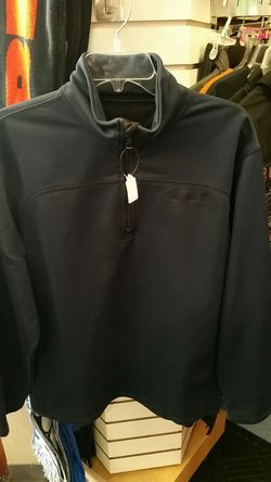 Timberland Men's Navy Blue Half Zip Thermal Shirt