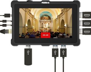 RGBlink TAO 1pro All In One Live Streaming Studio NDI 5.0 Supported Encoder Decoder Video Recorder