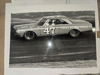 Vintage AJ Foyt Marchbanks Speedway Professional Picture