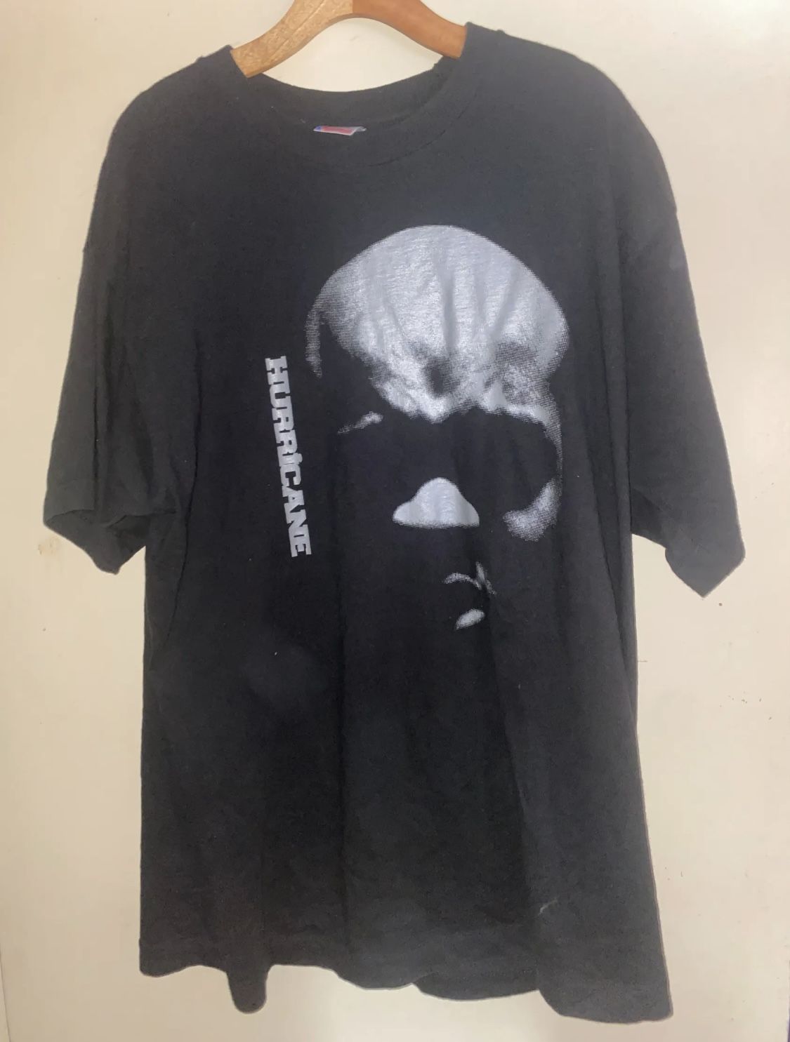 Hurricane wheres my at size xl used has 3 small holes on...