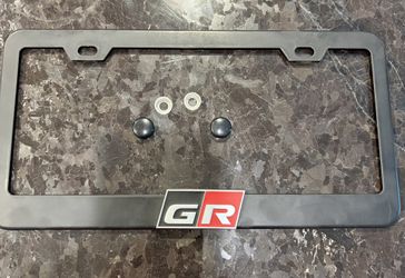 License Plate Frame Toyota GR