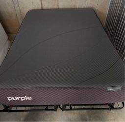 Purple king size mattress