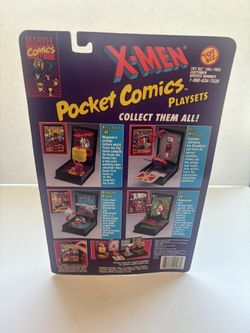 NEW X-Men Pocket Comics Spy Mission Playset 1994 Toy Biz, Factory