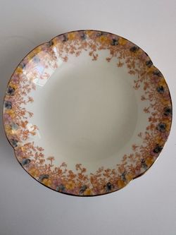 Antique 1890s D&C Limoges France Floral Plates Set