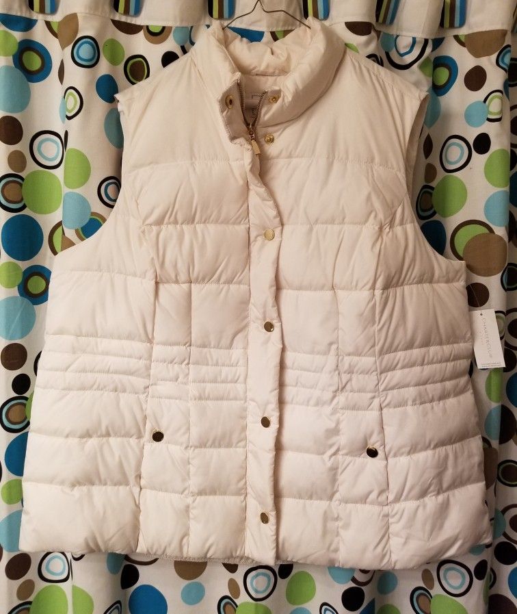 Charter Club Women's Quilted Puffer Sleeveless Vest/2X/Never Worn