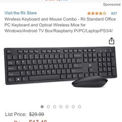 Wireless Keyboard and Mouse