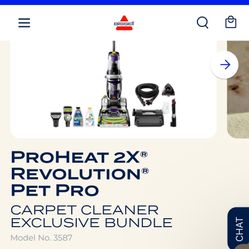 PROHEAT 2X® REVOLUTION® PET PRO CARPET CLEANER EXCLUSIVE BUNDLE