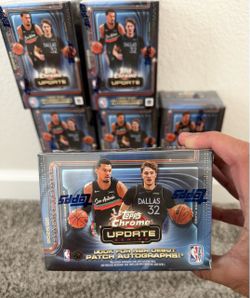 2025/26 Topps Chrome Update Series Basketball NBA Value Box NEW/SEALED $75/per