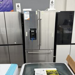 Kitchen Aid - Wood Interior Counter Depth French Door Refrigerator 