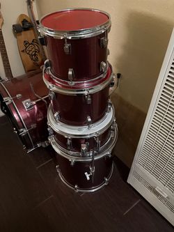 Red Sparkle Drum Shell Pack