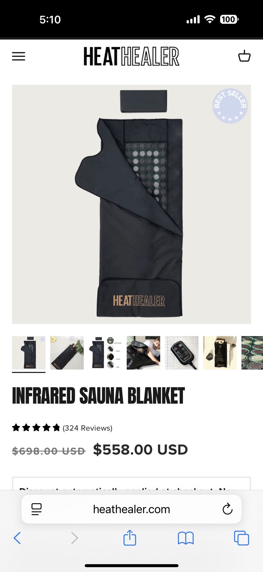 Sauna Blanket ( New)