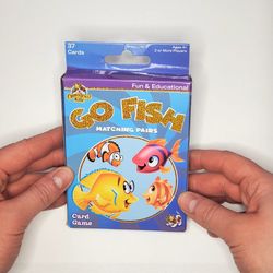 Crownjewlz Kidz Kids Go Fish Matching Pairs Playing Cards 37 Cards Educational 