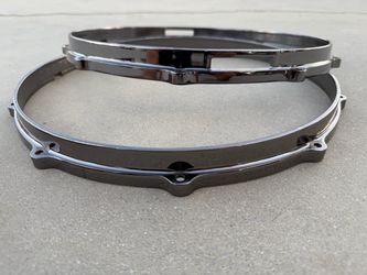 14” Black nickel die cast hoops