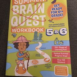 Summer Brain quest Workbook 5th-6th Grades