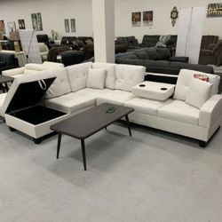 🌼Pablo White Sectional With Ottoman

🚛FREE DELİVERY(0-15 MİLES)