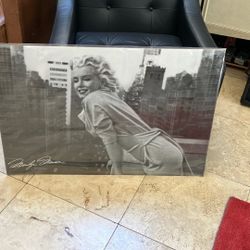 Marilyn Monroe Print Plastic Sealed 36x24