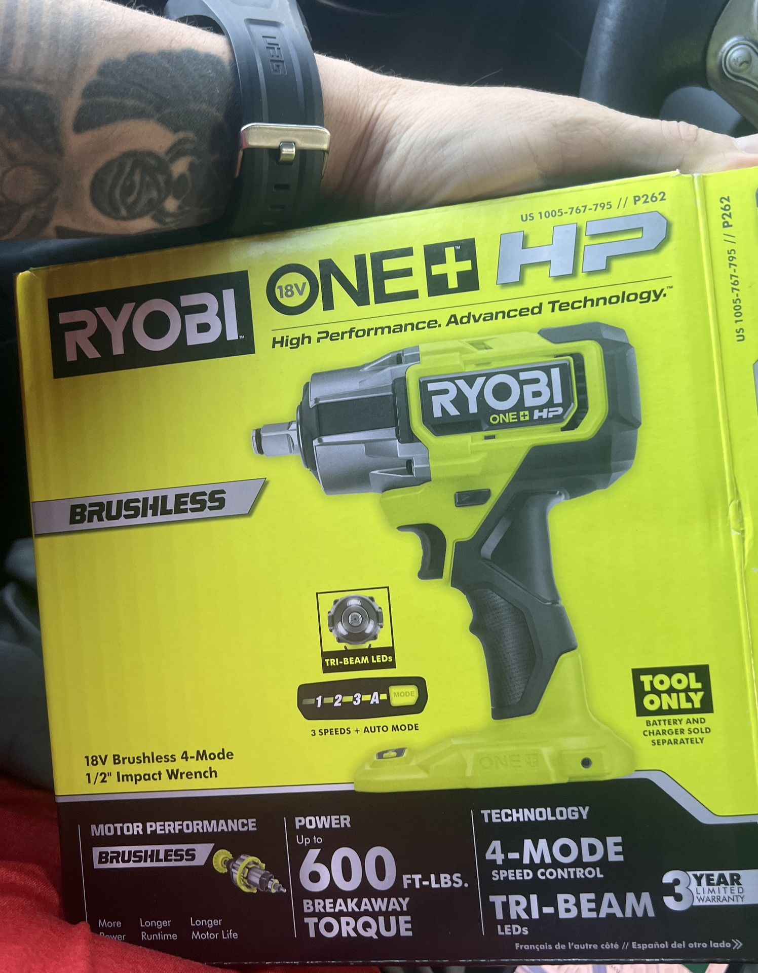 1/2 Impact Wrench Ryobi ( Brand New)