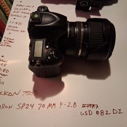 Nikon 750D Camera