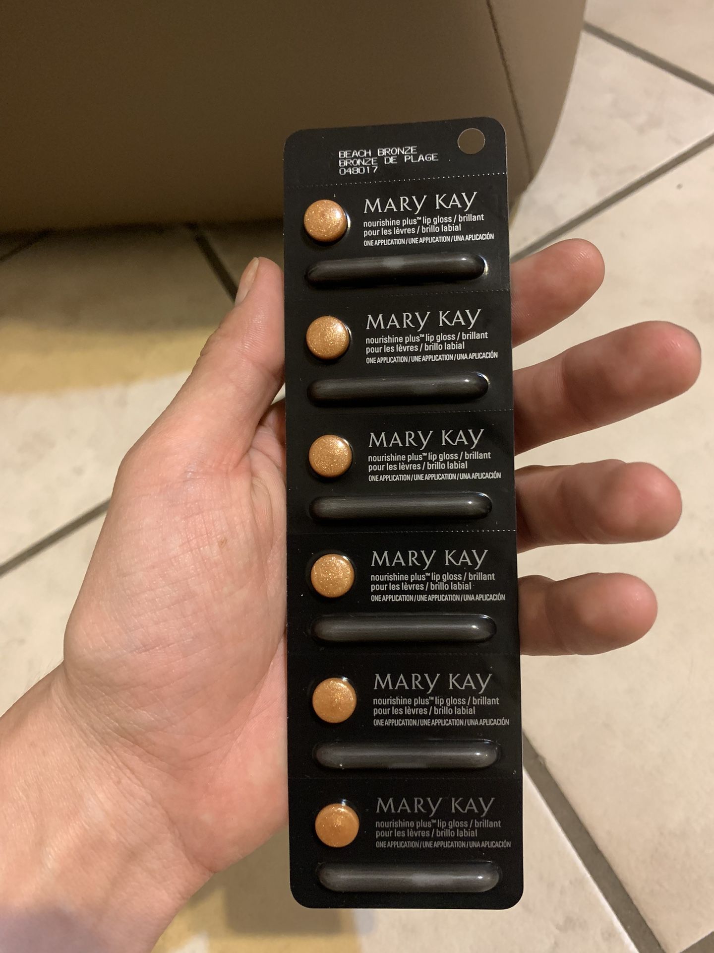 Mary Kay Beach Bronze 6 Sample Pack New