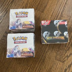 Pokemon TCG SEALED Booster Boxes Paldea Evolved Mega Evolutions 