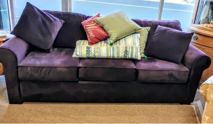 Deep Purple Sofa