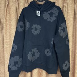 BLACK ON BLACK WREATH DT HOODIE